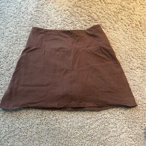 Brown high waisted tight brown skirt